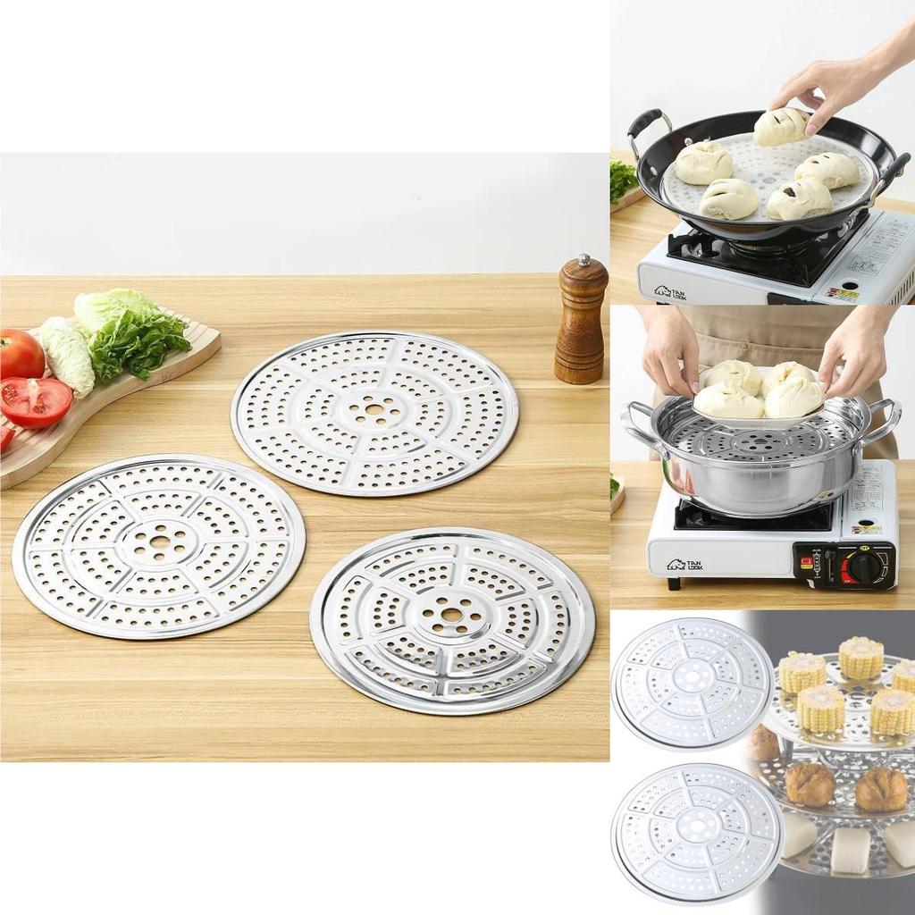 430 Stainless Steel Steamer Plate For Home Kitchen Perfect For Buns And Dumplings