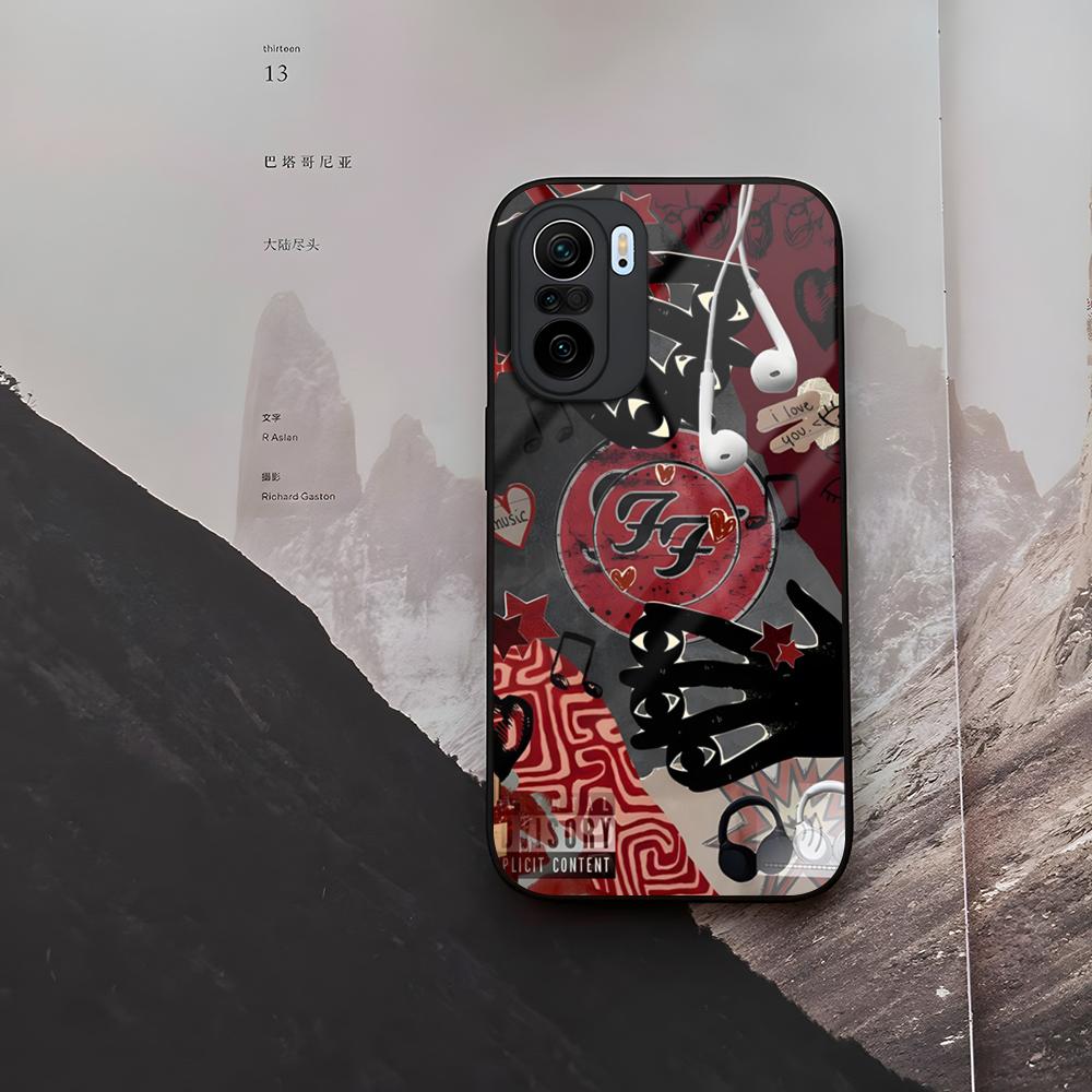 Foo Fighters Rock Music Phone Case Tempered Glass For Xiaomi 15 14 12 Lite Pro 13 11t Lite POCO M6 M5 X6 X5 X3 F5 F6 Pro Cover