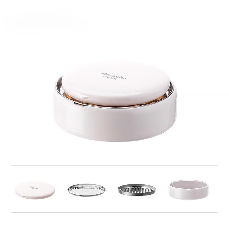 Sawtooth Anti Scalding Fireproof Fly Ash Safe Mosquito Incense Box with Automatic Incense Separators and Lids Storage Holder