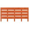 Headboard Brown 140.5 X 3 X 80 Cm Solid Pine Wood