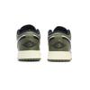 Jordan Air Jordan 1 Low Top Vintage Basketball Shoes Unisex Black White Green 553558-092(Team448-2)
