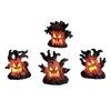 .1Pc Halloween Lighted Spooky Tree Decor Warm LED Glow Resin Build For Halloween Party Tabletop Haunted House Decor