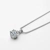 1 Carat Real Moissanite Pendant Necklace For Women Top Quality 100%   Copper Wedding Party Bridal Fine Jewelry