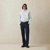 BROOKS BROTHERS Regular Fit Non-Iron Oxford Bengal Stripe Shirt (Light Blue) (Bbthmf9968L)