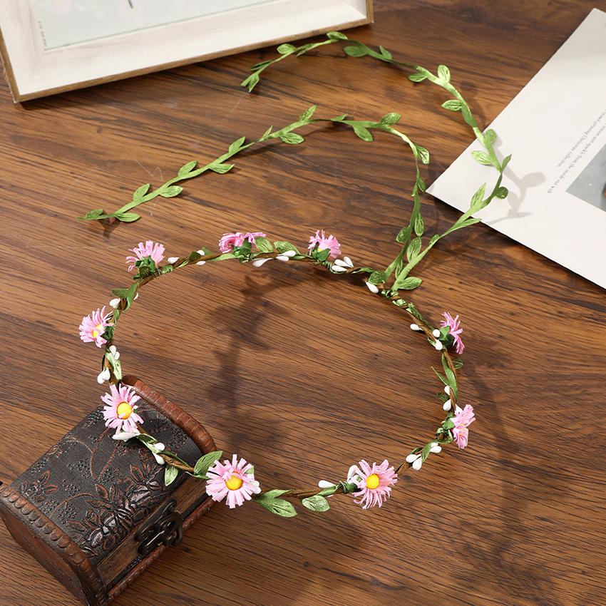 

LEVAO Женский венок-ободок из искусственных листьев эвкалипта, сенский, женский, свадебный головной убор, женский обруч для волос с бабочкой, аксессуары для волос