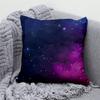 Starry Sky Sunset Natural Scenery Pillowcase Cosmic Space  Decorative Cushion Cover Sofa Car Pillow