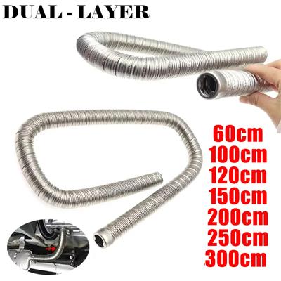 60 cm-300 cm 22/24 mm Zweischicht-Heizungsauspuffrohr Standheizung Kraftstofftank Auspuffrohr Luftheizungstank für Auto-Luftdieselheizung