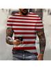 3D Printed Street Hip Hop Men Women Stripe Print T-Shirt Daily Casual Oversized Sportswear Gym Tops Ropa Hombre Summer Short Sleeve Tees
