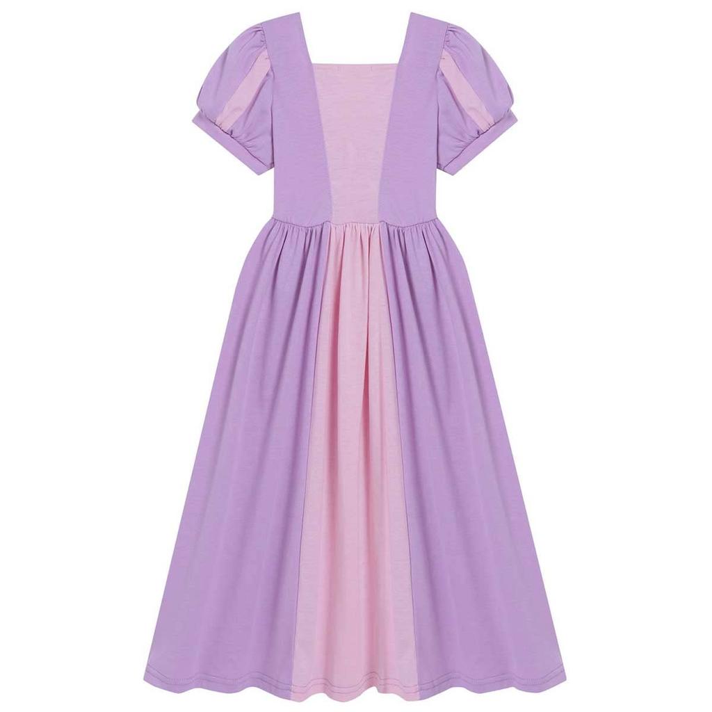 monoii Princess Rapunzel Dress for Perfect for Princess Halloween E0170 Dress, Girls, Costumes, Cosplay,