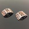 Engood 20pcs Arc Rhinestone Pearl Buttons Vintage Sewing Trim & Embellishments for Wedding Decoration and DIY Hair Accessories