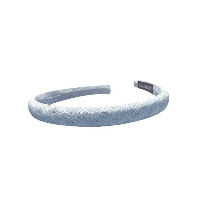 Dámská světlomodrá protiskluzová čelenka: Všestranný jarní a letní vlasový doplněk, ideální pro mytí obličeje a vysoký culík
