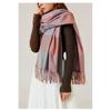 Herbst Winter Schal Neue Imitation Kaschmir frauen Schal Warm Streifen Plaid Schal