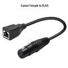 XLR to RJ45 Male/Female Converter for DMX512 Stage Lighting Signal Extension
