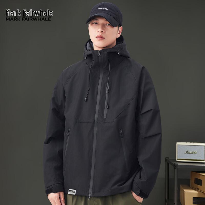 

Mark Fairwhale Men s American Retro Hooded Jacket M