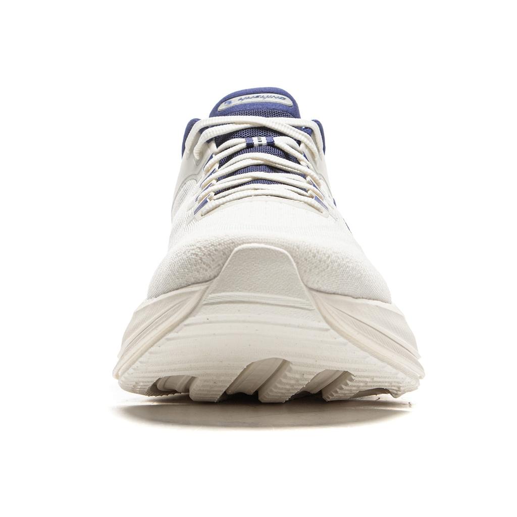 LiNing Yueying 5 Cushioning Abrasion Resistant Breathable Rebound Low Top Sky Wave Technology Running Shoes Men's Ivory ARHV015-15
