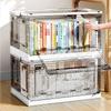 Folding Transparent Book Storage Box