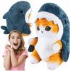 Plush Toy Mascot Cat Shark Plush Toy Cuddly Toy 45Cm