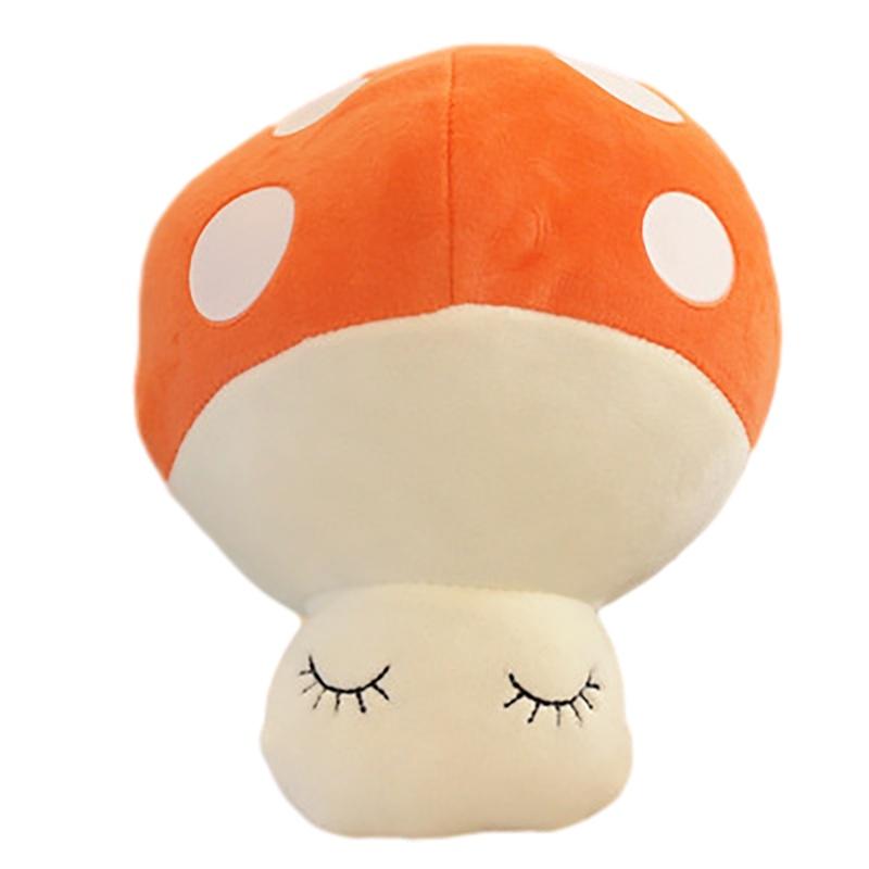 Очаровательная плюшевая игрушка Клубника Мягкая и приятная на ощупь Высота 24 см Orange Mushroom