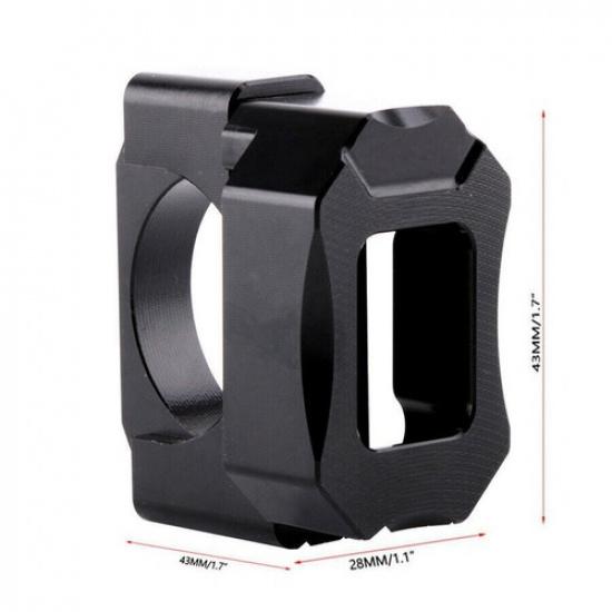 Black CNC Motorcycle Gear Indicator Display Shifter Handlebar Mounting Bracket