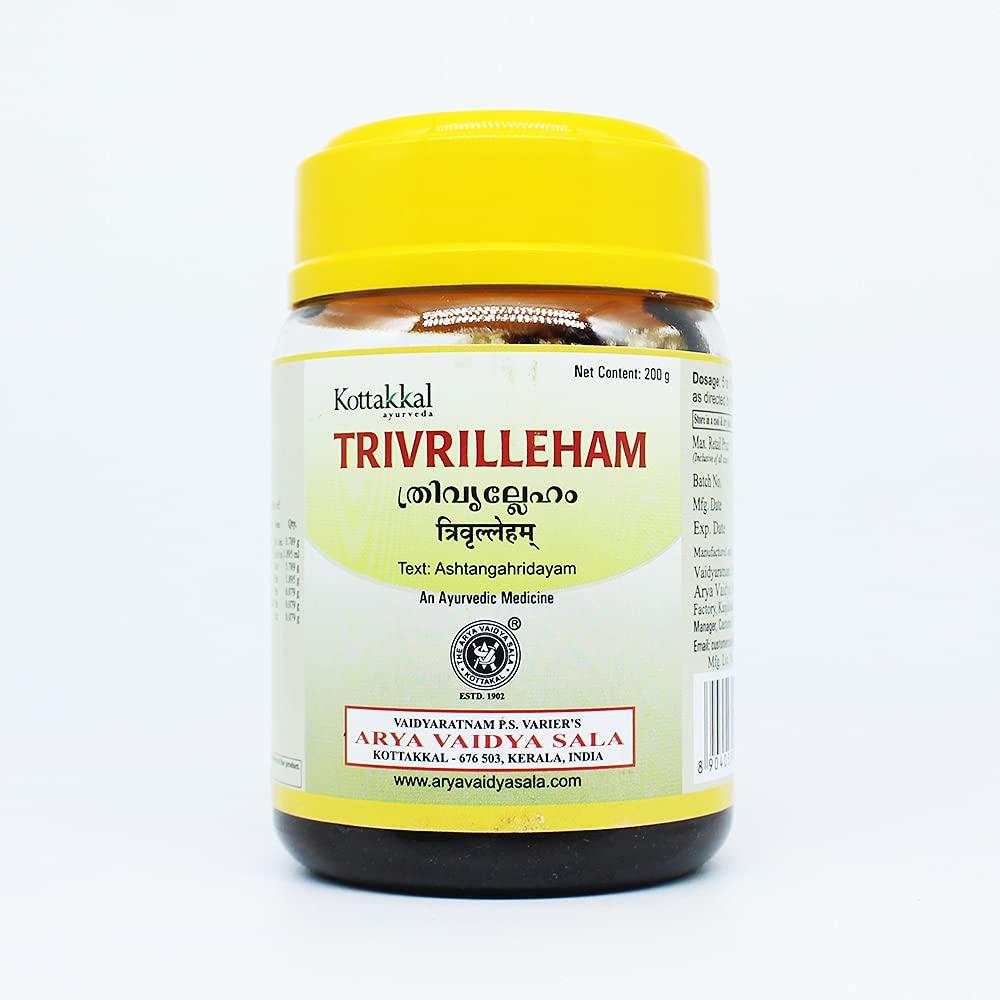 

Arya Vaidya Sala Kottakkal Trivril Leham 200GM Pack Of 1 Herbal Digestive Support Supplement