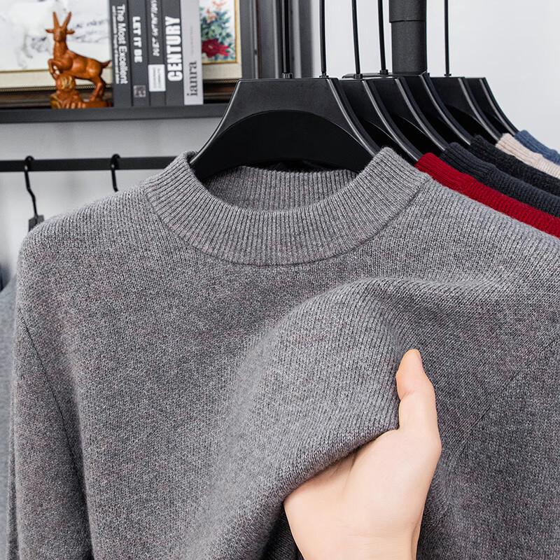 

Firstview Men s FV25D1966 Winter Thickened 530g Wool Sweater 3XL