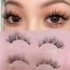 Bonnie Wisp - Set of 3 Pairs: Natural Crisscross False Eyelashes