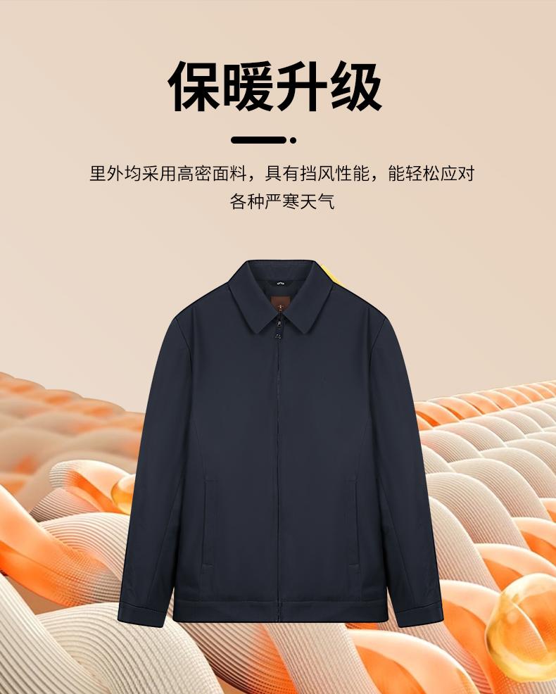 Office style casual collared cotton jacket 22246M0221
