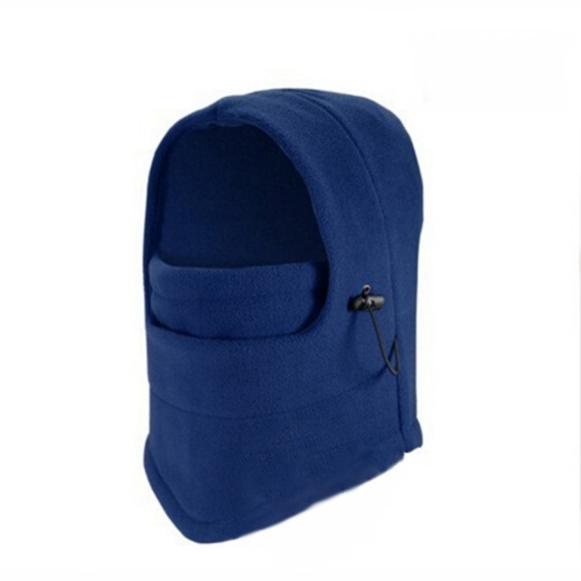 Man Thermal Winter Wind Protection Hooded Fleece Neck Prevent Warm Full Face Mask