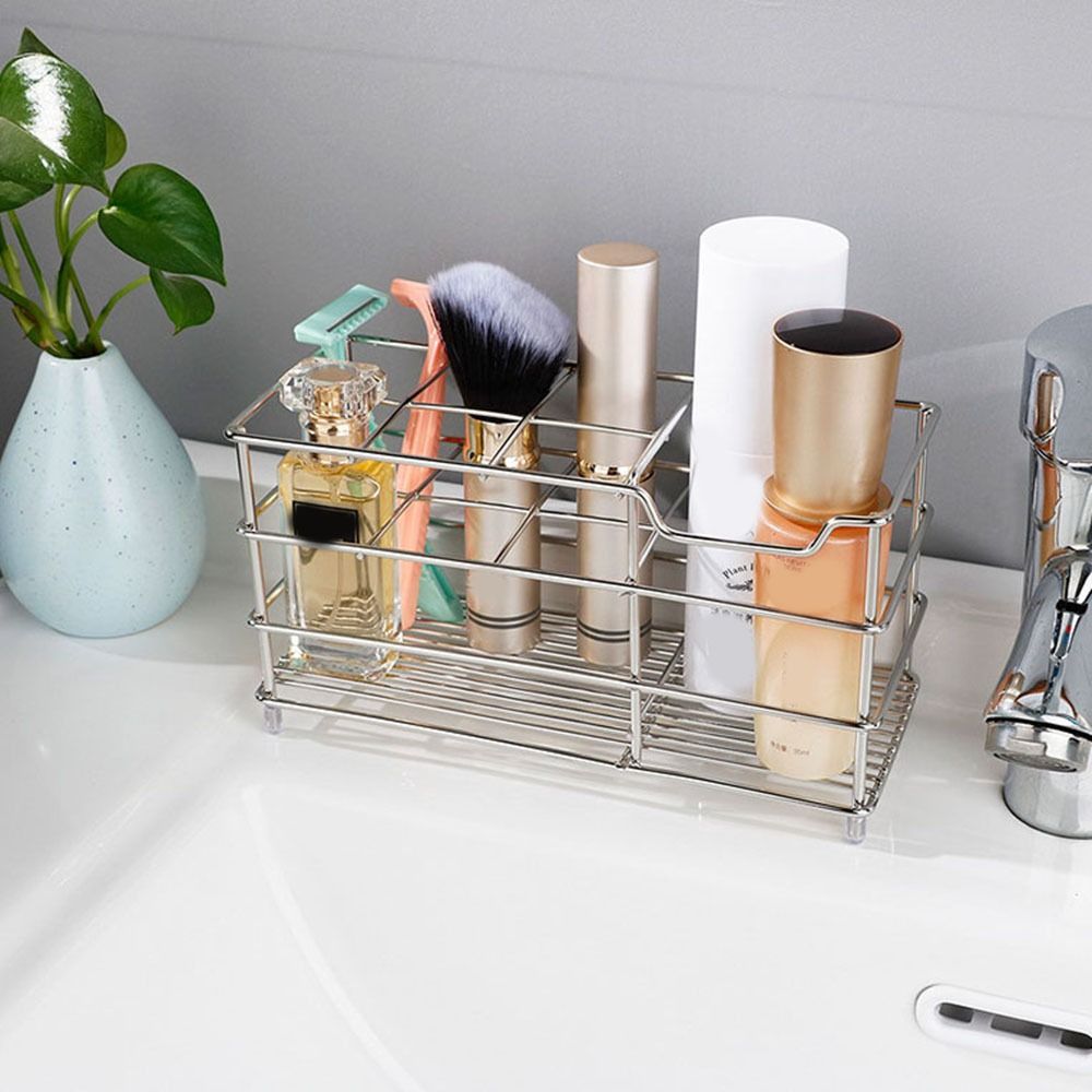 Stainless Steel Toothbrush Holder Easy To Clean Shower Table Bracket  Bathroom