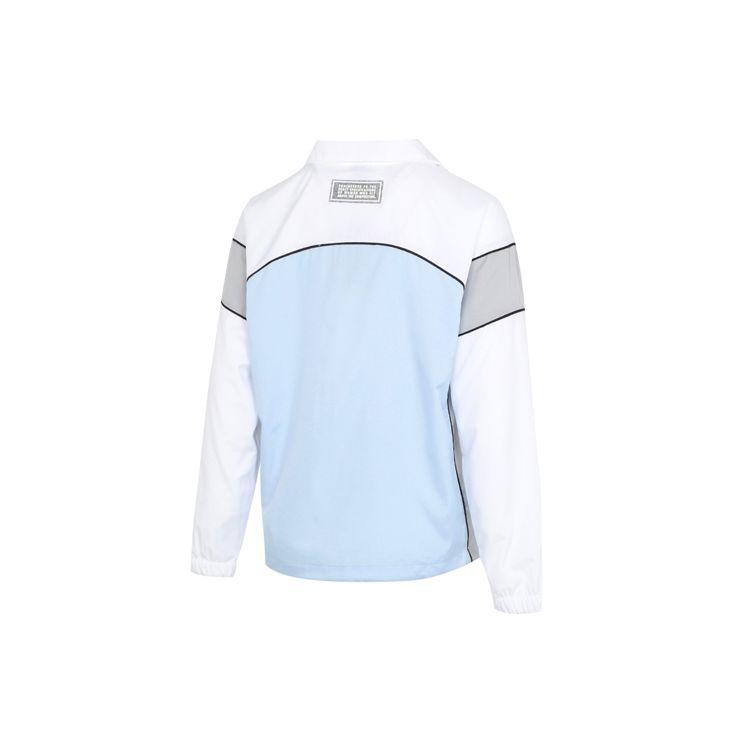 Nike Swoosh Fly Basketball Retro Color Block Stand Collar Woven Jacket Women Jackets White CZ6603-100