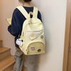 schoolbag, female college student, Japanese transparent pain bag, backpack, large-capacity high school student travel backpack