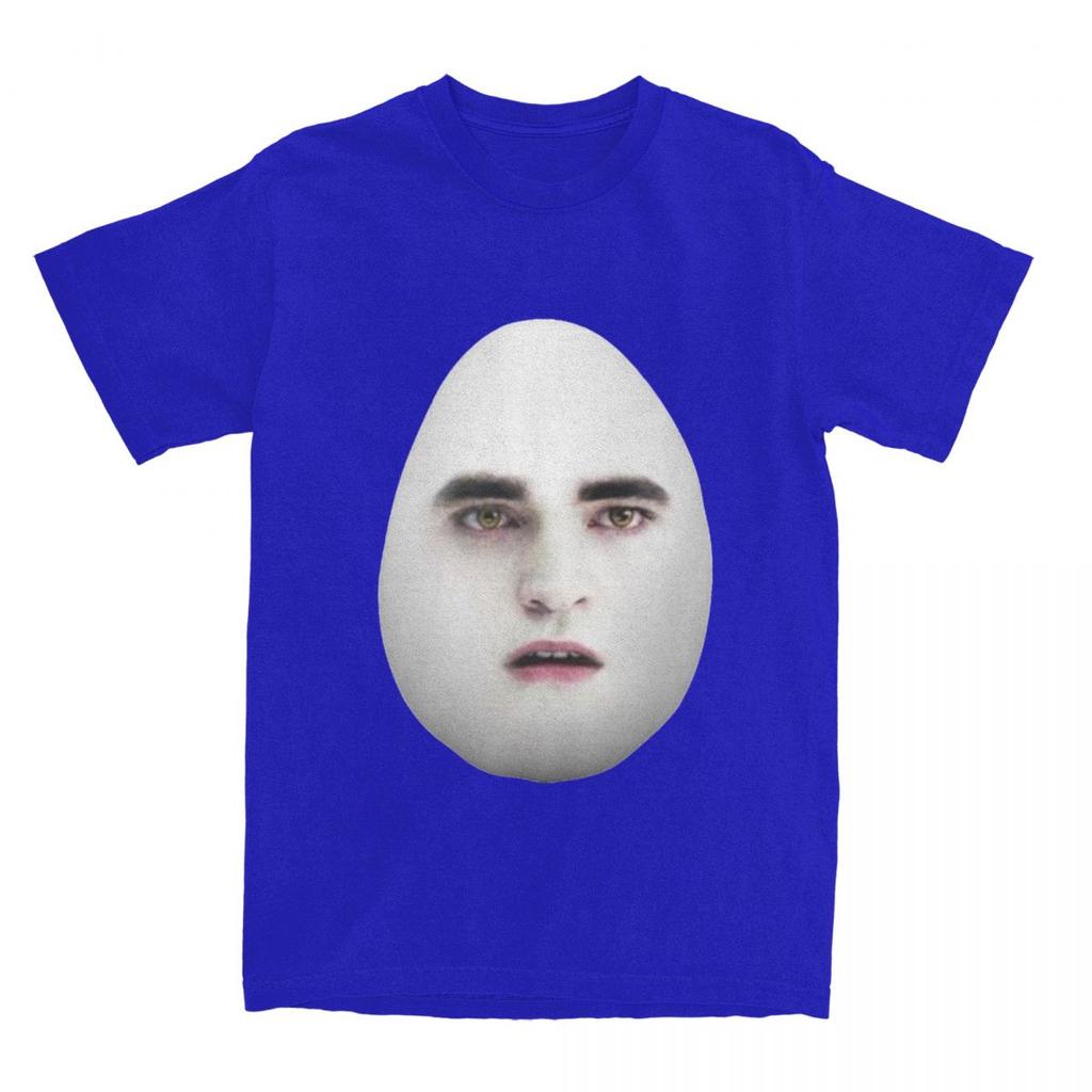 T-shirt Twilight Eggward Mème Drôle T-shirts en Coton Parodie Edward Cullen Robert Pattinson Humour T-shirt Y2K Manches Courtes Haut T-shirts