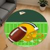1PC Football American Football Office Round Area Rug, Under Office Chairs Bedroom Living Room Home Decor,Carpet for Office, -1110239