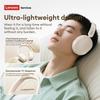 Original Lenovo LS106 Bluetooth 6.0 Headset Over Ear Lightweight Wireless Headphones HiFi Sound ENC Noise Cancelling Mic for Phone PC