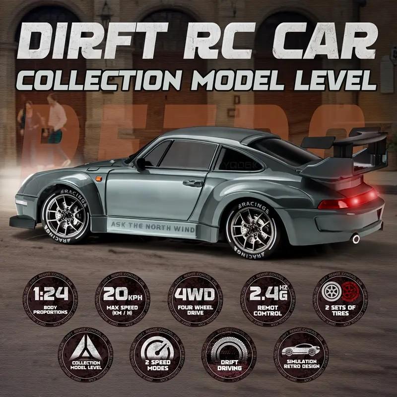 1: 24 Speed Four-wheel Drive RC Drift Remote Control Car 2.4G Remote Control Racing Car Children Electric Toy Christmas Gift