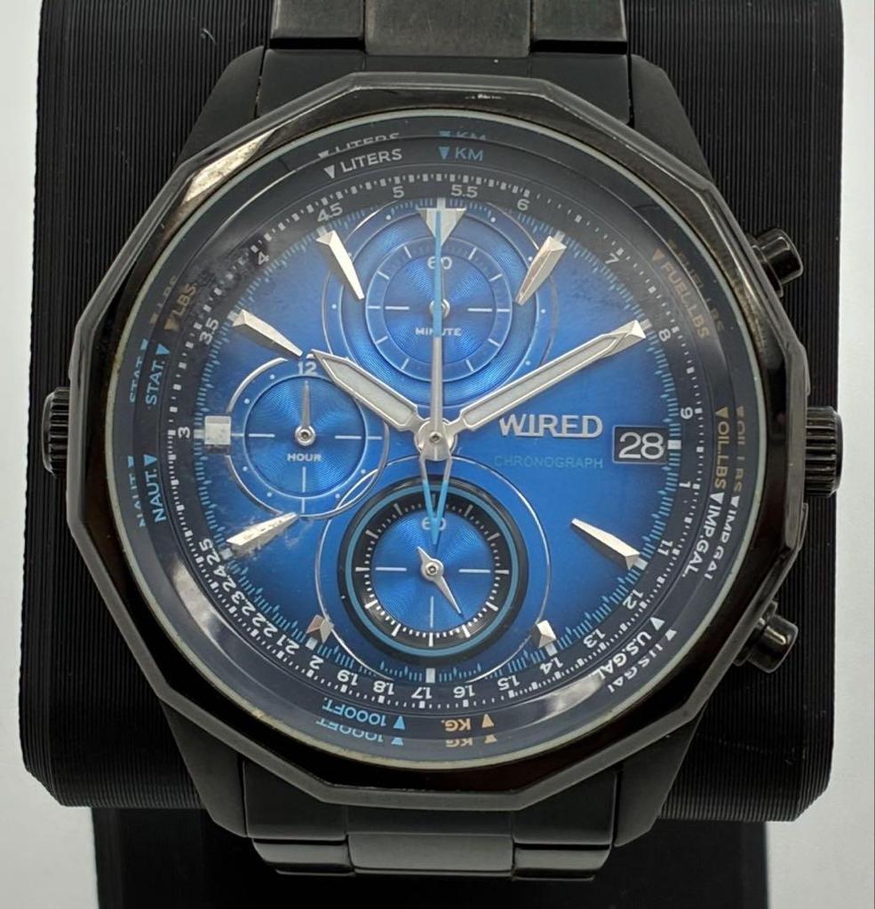 [USED] SEIKO WIRED Chronograph Watch Battery Dead