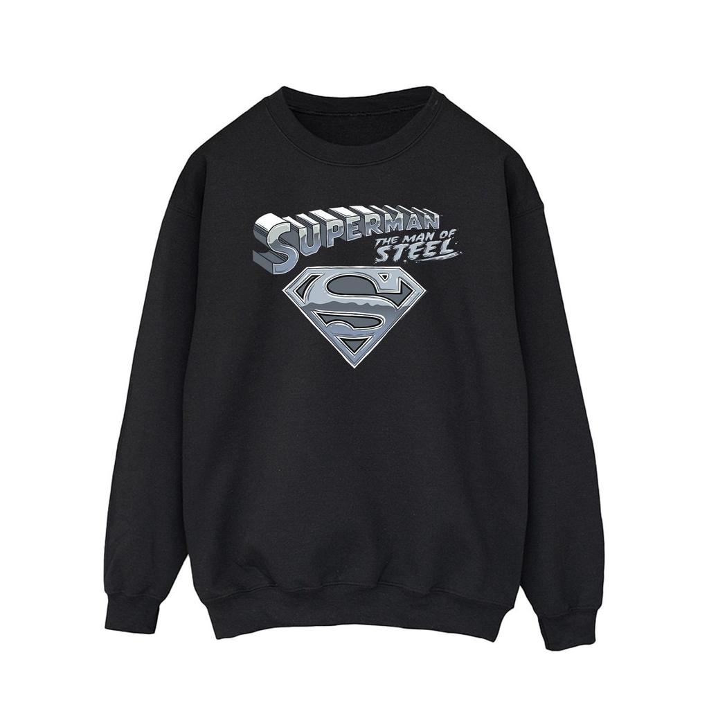 DC Comics Mens Superman The Man Of Steel Sweatshirt