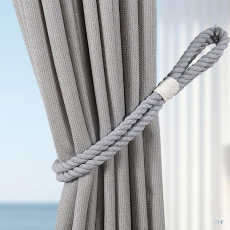 270F Natural Curtain  Rope Curtain Tiebacks For Enhancing Home And Offices Space