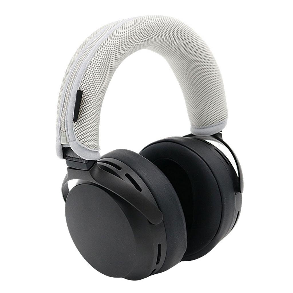 Headphone Headband Head Beam Mesh Fabric Cover for MDR-Z7M2 Headset Headband Protectors with Zippers Cover