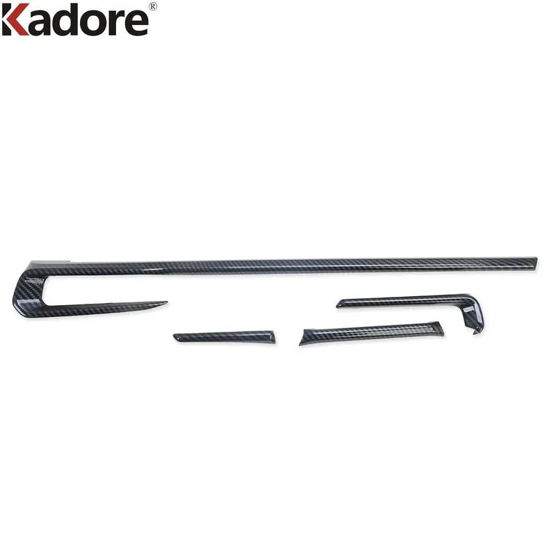 For Mazda 3 Axela - 2024 2025 Carbon Fiber Car Center Console Dashboard Air Vent Outlet Cover Trim Interior Accessories