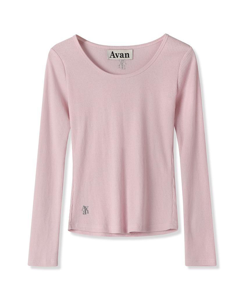 AVANDRESS Aa Layered U-Neck Long Sleeve - 7Col