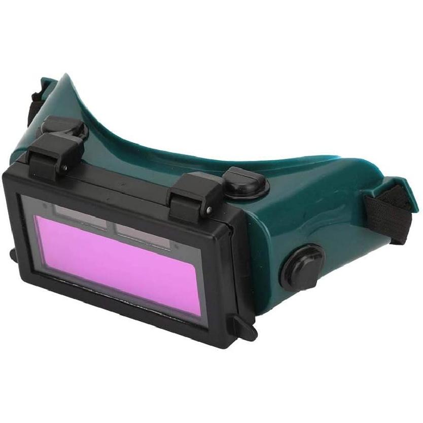 LiebeWH Welding Goggles Glass Auto Darkening Solar Welding Eye Protective Glasses Welder Eye Mask for Construction Site