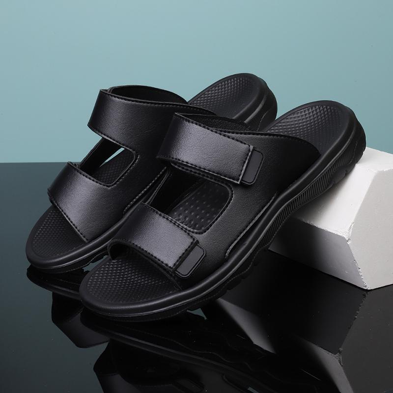 Sommer Herren Sandalen Outdoor Herren Hausschuhe Bequeme Strand Freizeitschuhe Rutschfest Atmungsaktiv Römische Schuhe Zehensandale Gartenschuhe