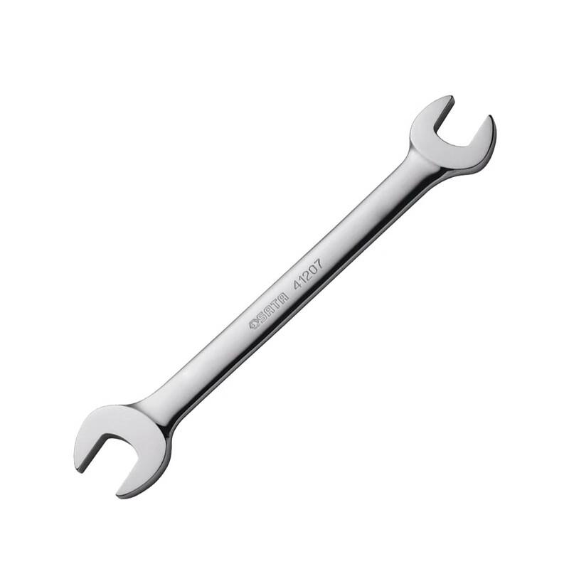 SATA Full Polished Double Open End Wrench