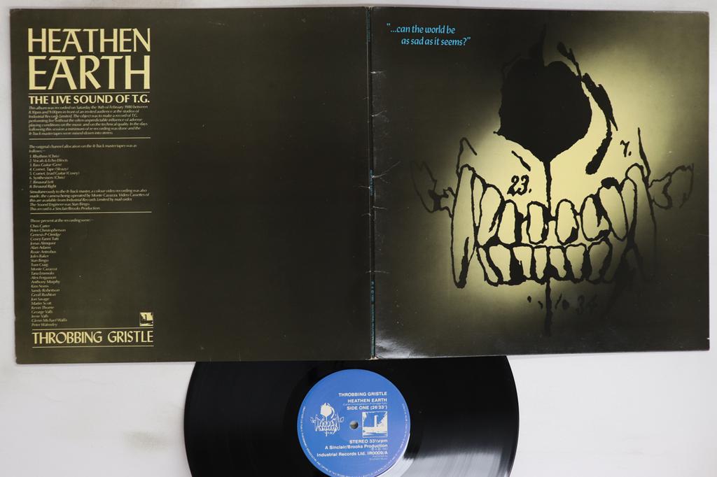 LP Record THROBBING GRISTLE - Heathen Earth IR0009 INDUSTRIAL 1980 UK Rock Used