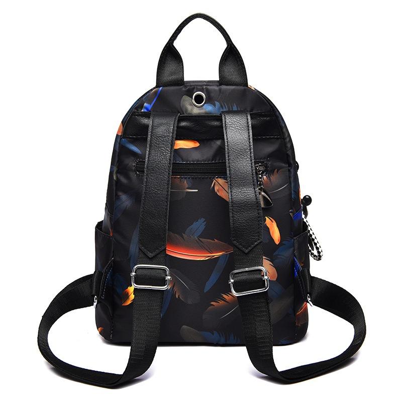 Summer new light backpack women's print casual anti-theft backpack large capacity travel bag backpack