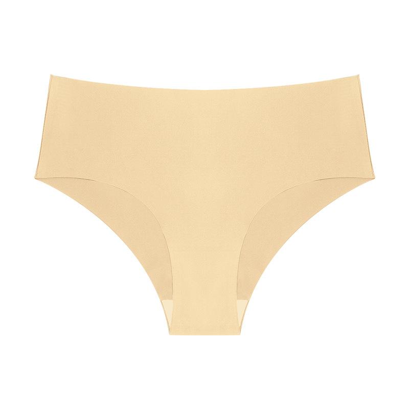Seamless Panties for Women Ice Silk Low Waist Underwear Breathable Soft Lingerie for Female Sexy Solid Underpants