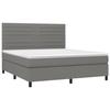 VidaXL Sommier à Lattes de Lit avec Matelas et LED, Lit Rembourré, Lit Double, Lit Adulte de Chambre à Coucher Intérieur, 3134966