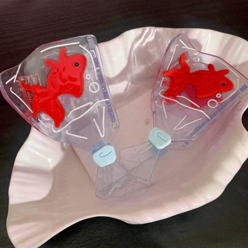 Creative Fish Design Hairpin Acetate Hair Claw Clip For Women Girls Cute Practical Hair Accessory Gift Daily Styling