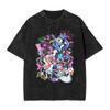 Giochi di Ruolo Deltarune Kri Susie Ralsei Il Mondo Oscuro Stampa Grafica Magliette Uomo Donna Cotone Lavato Vintage Top